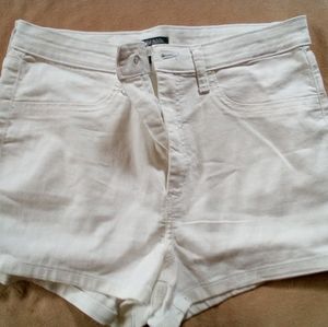 High rise jean shorts